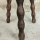 Tabouret vintage tripode pieds perlés