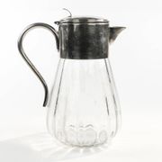 Art Deco wine jug, glass, Germany, 1920s