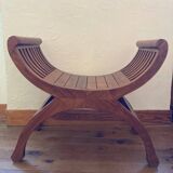 Curule or Dagobert teak seat