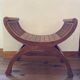 Curule or Dagobert teak seat