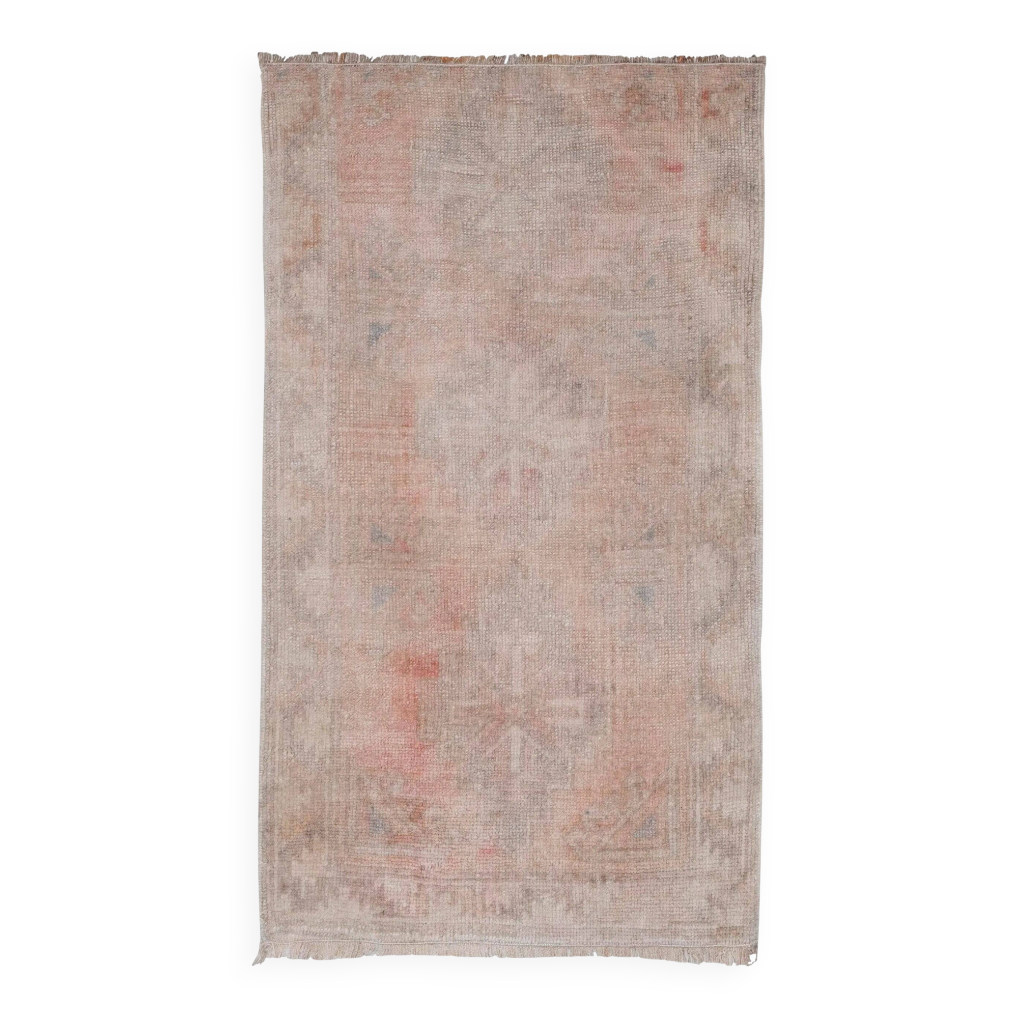 Vintage handmade Turkish rug 53x91 cm