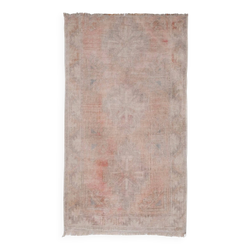 Tapis turc vintage fait main 53x91 cm