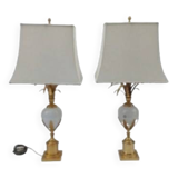 Paire de lampe hollywood regency dlg maison charles