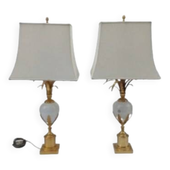 Paire de lampe hollywood regency dlg maison charles