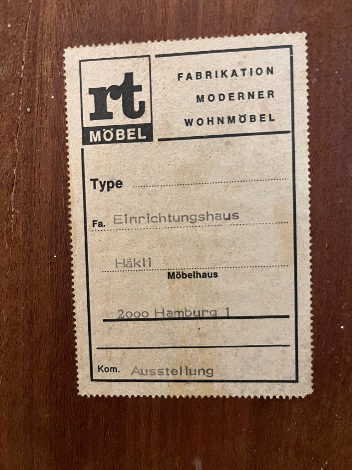 Scandinavian 2-door sideboard 1950