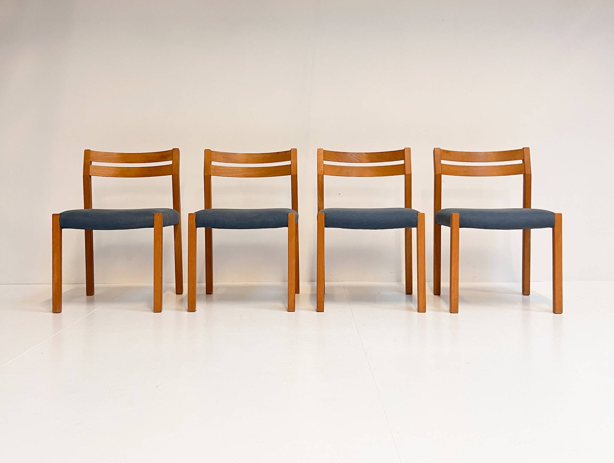 Set of 4 Niels Otto Moller chairs model 84, 1960’s