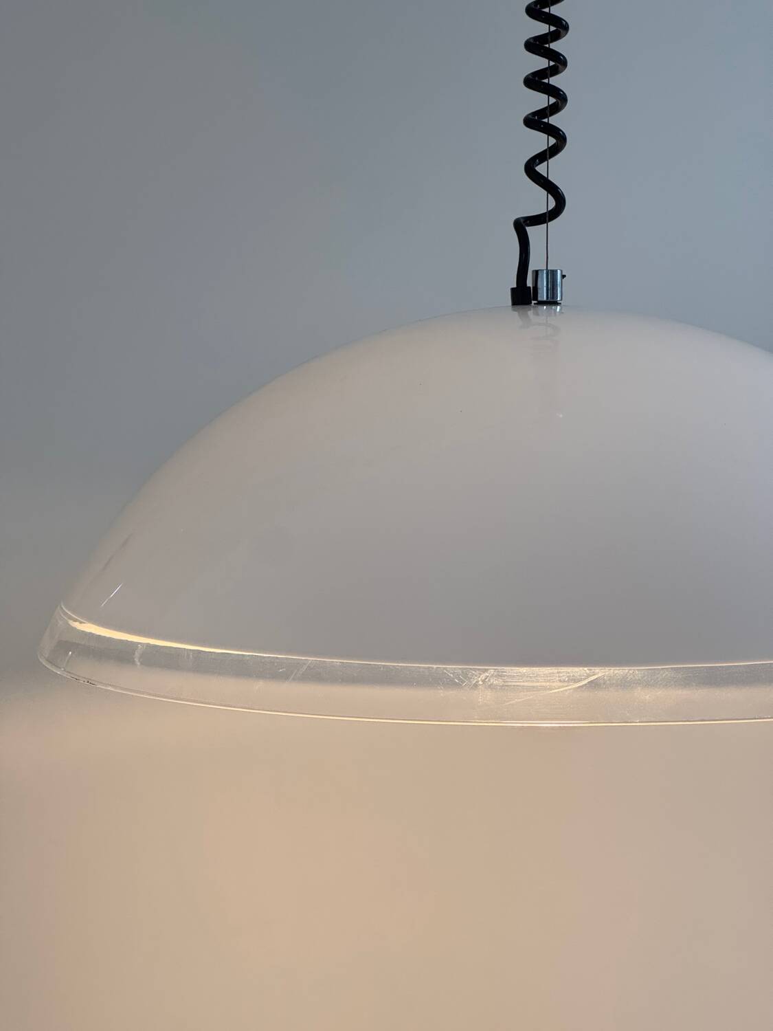 Suspension Chandelier Model Bella Design Franco Bresciani for iGuzzini Italy 1970