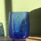 Lot de 6 verres bullés signés Riom