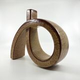 Ceramic sculpture vase • Roberto Rigon • Bertoncello • Italy • 60/70