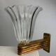 Murano Glass Wall Lamps attributed to Ercole Barovier, Italy, 1940s, Set of 4
