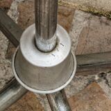 Vintage parrot, 1970s, in chrome metal.