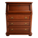 Solid oak desk secretary furniture