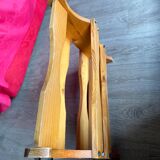 Solid pine magazine rack