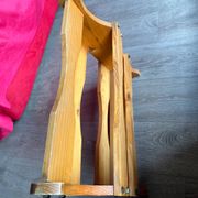 Solid pine magazine rack