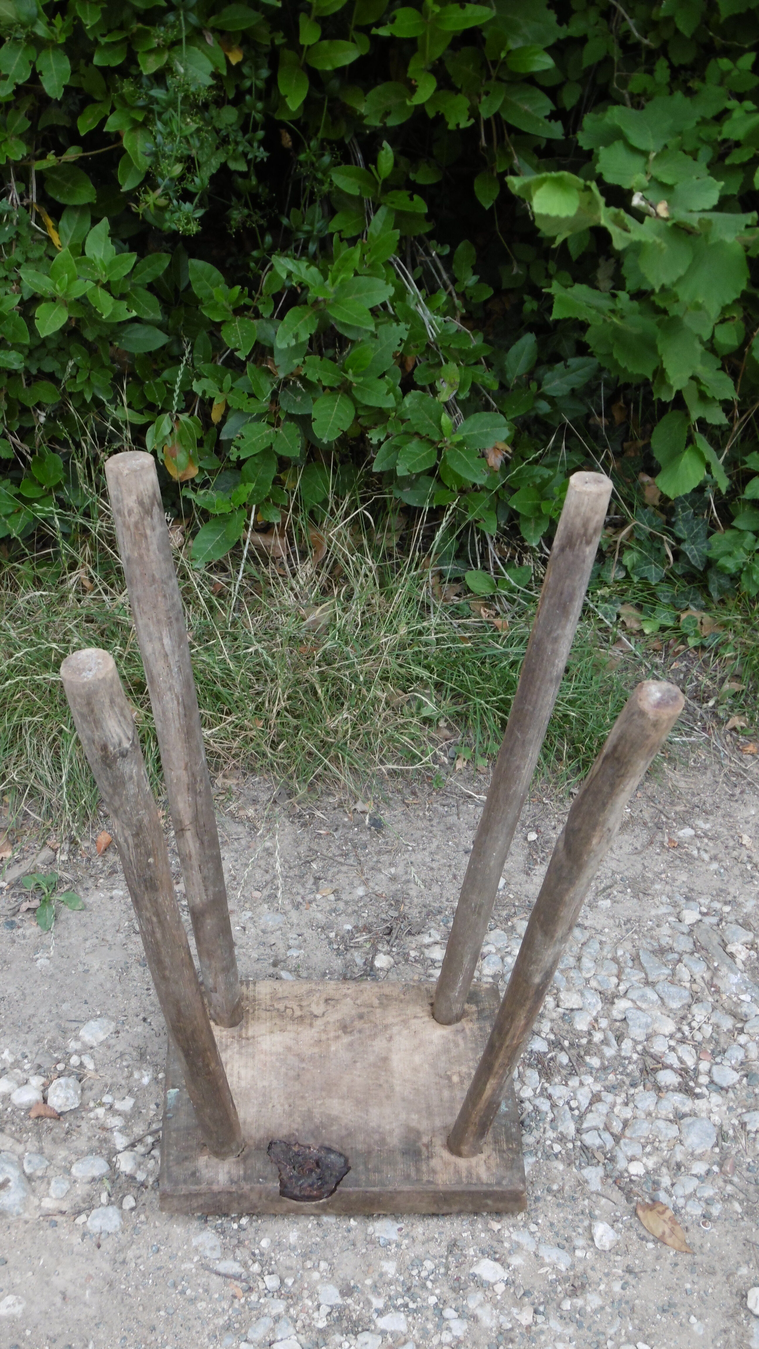 Rustic solid wood tab