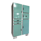 Green Formica cupboard or sideboard - 1960s