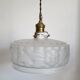 Lampe de plafond Art nouveau en persglas forgé avec décor floral, Frankrijk