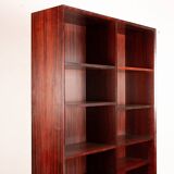 Large Danish high bookshelf in rosewood by Erik Brouer 1960.
