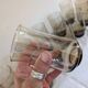 12 long drink glasses in smoked glass – 1970s
