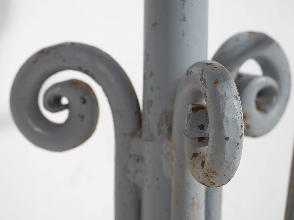 Antique iron coat rack (c.1920)