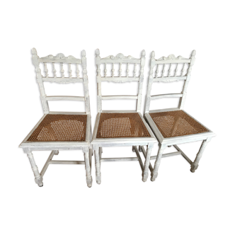 Lot de 3 chaises vintage