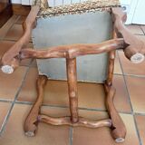 Six French Os De Mouton Style Dining Chairs in Carved Wood
