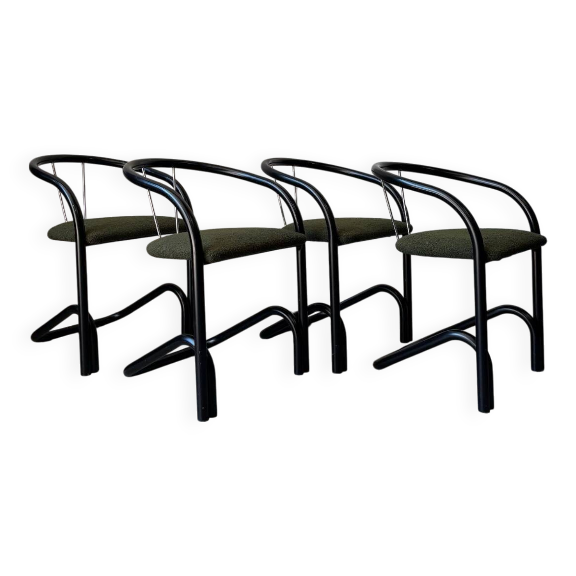 Set of 4 chairs by XCOL, Denmark 1980