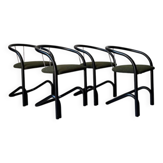 Set of 4 chairs by XCOL, Denmark 80s