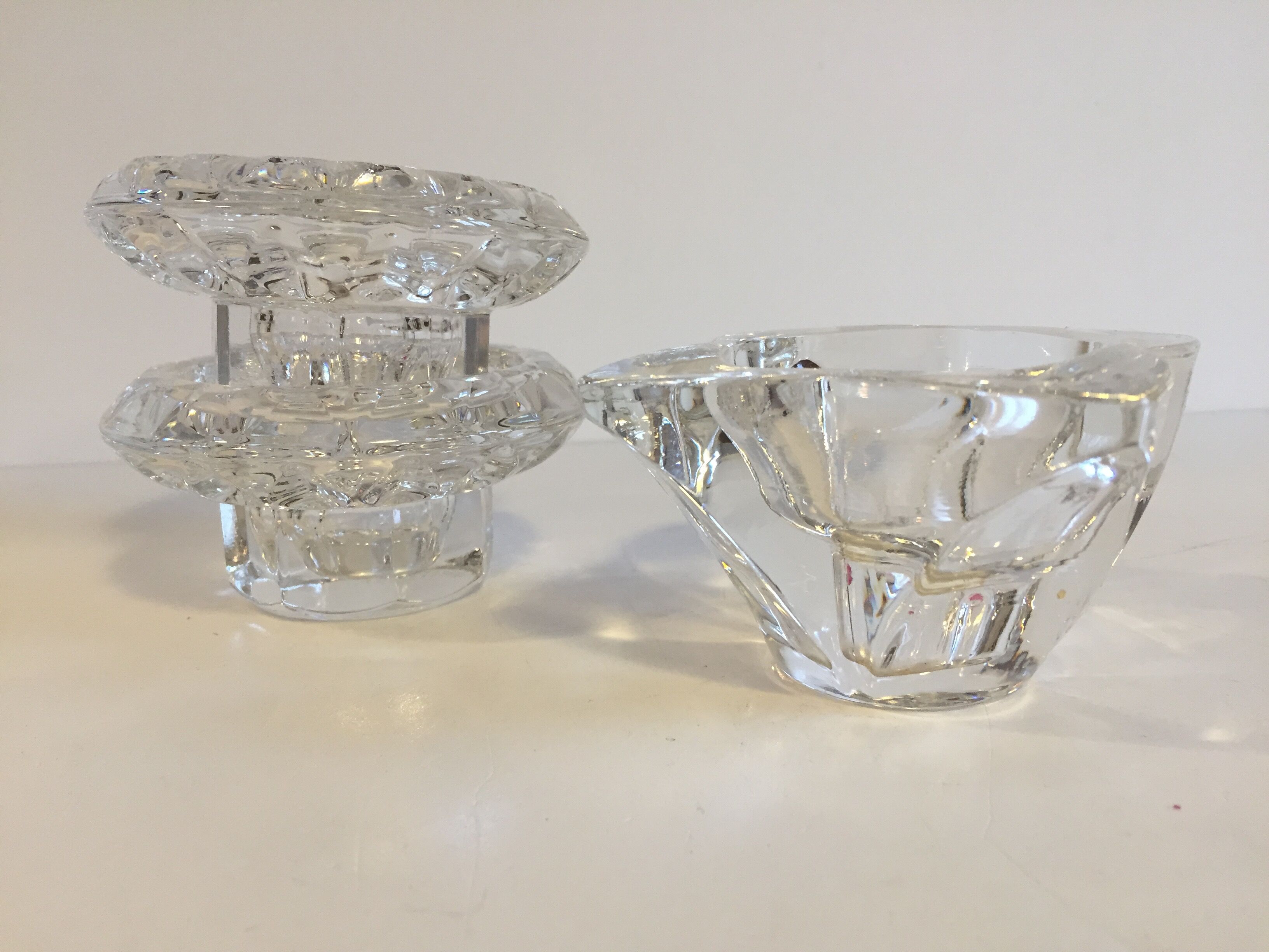 Set of 3 crystal photophores