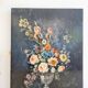 Old painting - bouquet of flowers
