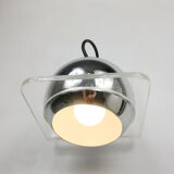 Vintage italian chrome eyeball wall lamp