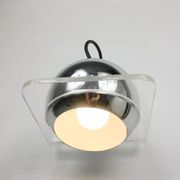 Vintage italian chrome eyeball wall lamp