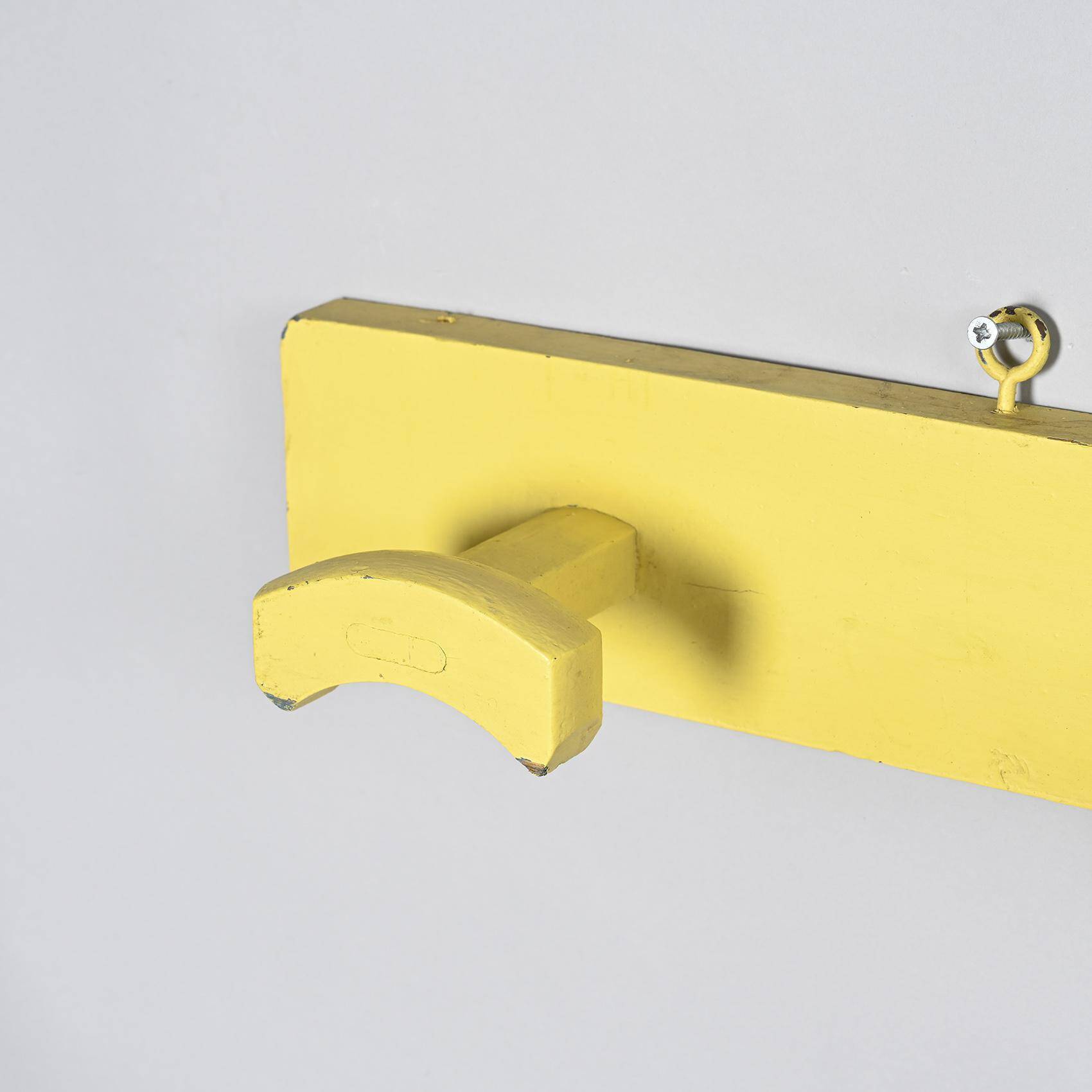 Wall coat rack from the Radiant City, circa 1952
