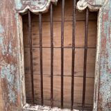 Art Deco patio door in Burmese teak with original patina.