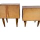 Set of 2 vintage bedside tables / mini cabinets