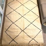 Tapis beni ouarain en laine