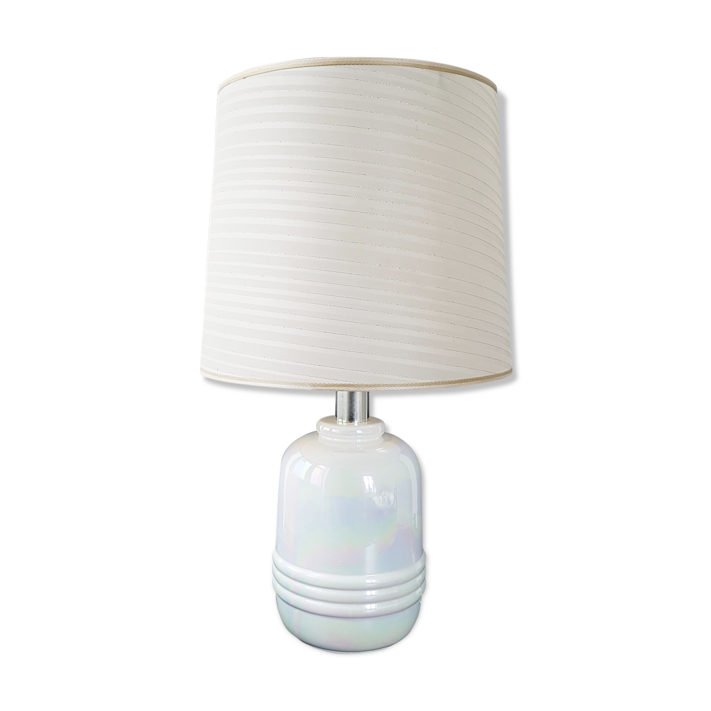Lamp Pearly ceramic 70s