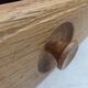 1970s, Danish chest of drawers, oak wood, original good condition.