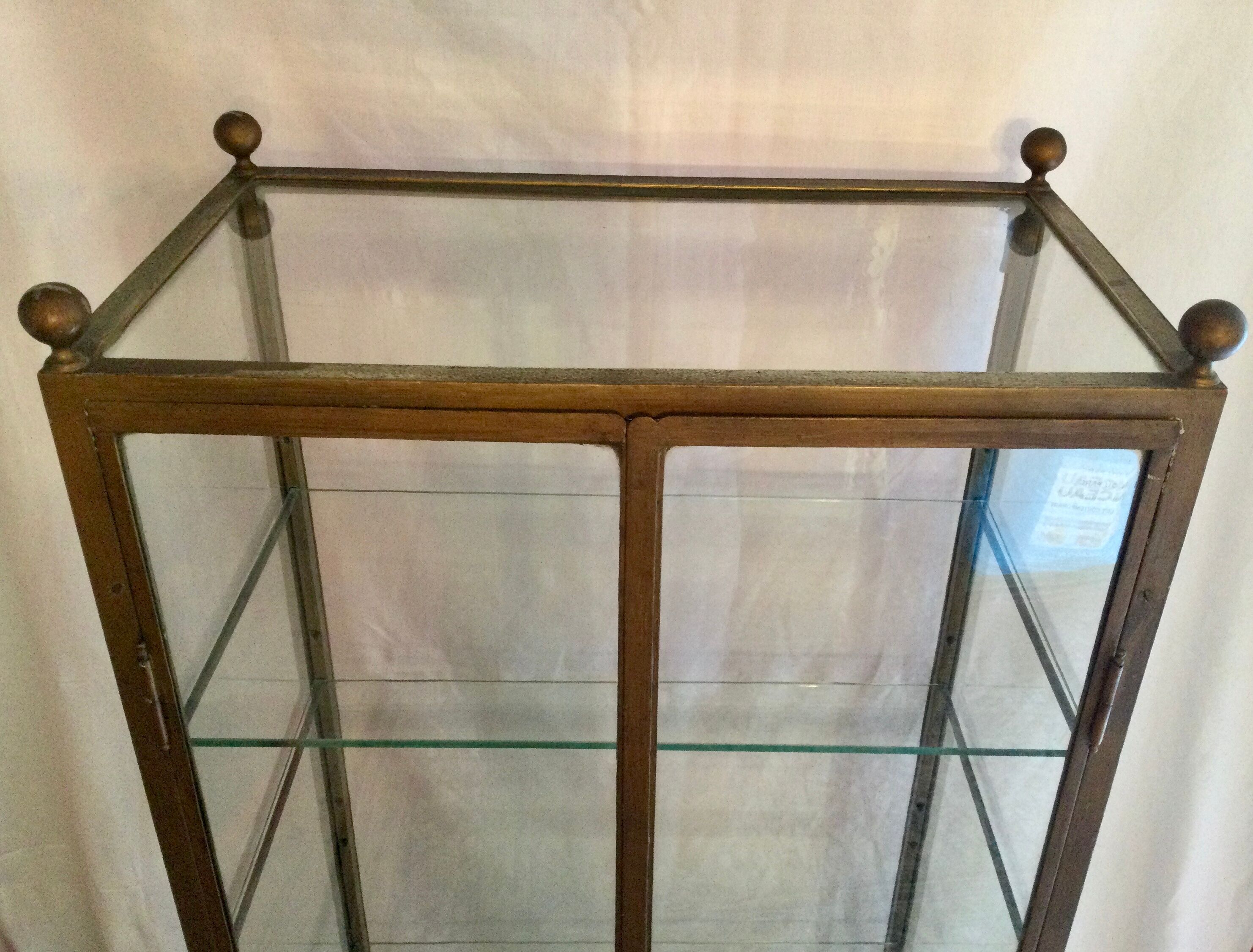 Two-door display case