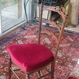 Rare chaise de chambre Napoléon III (1870/80), de style anglais