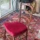 Rare chaise de chambre Napoléon III (1870/80), de style anglais