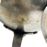 Set of three silver-plated tripod jugs, Empire, late 19th century