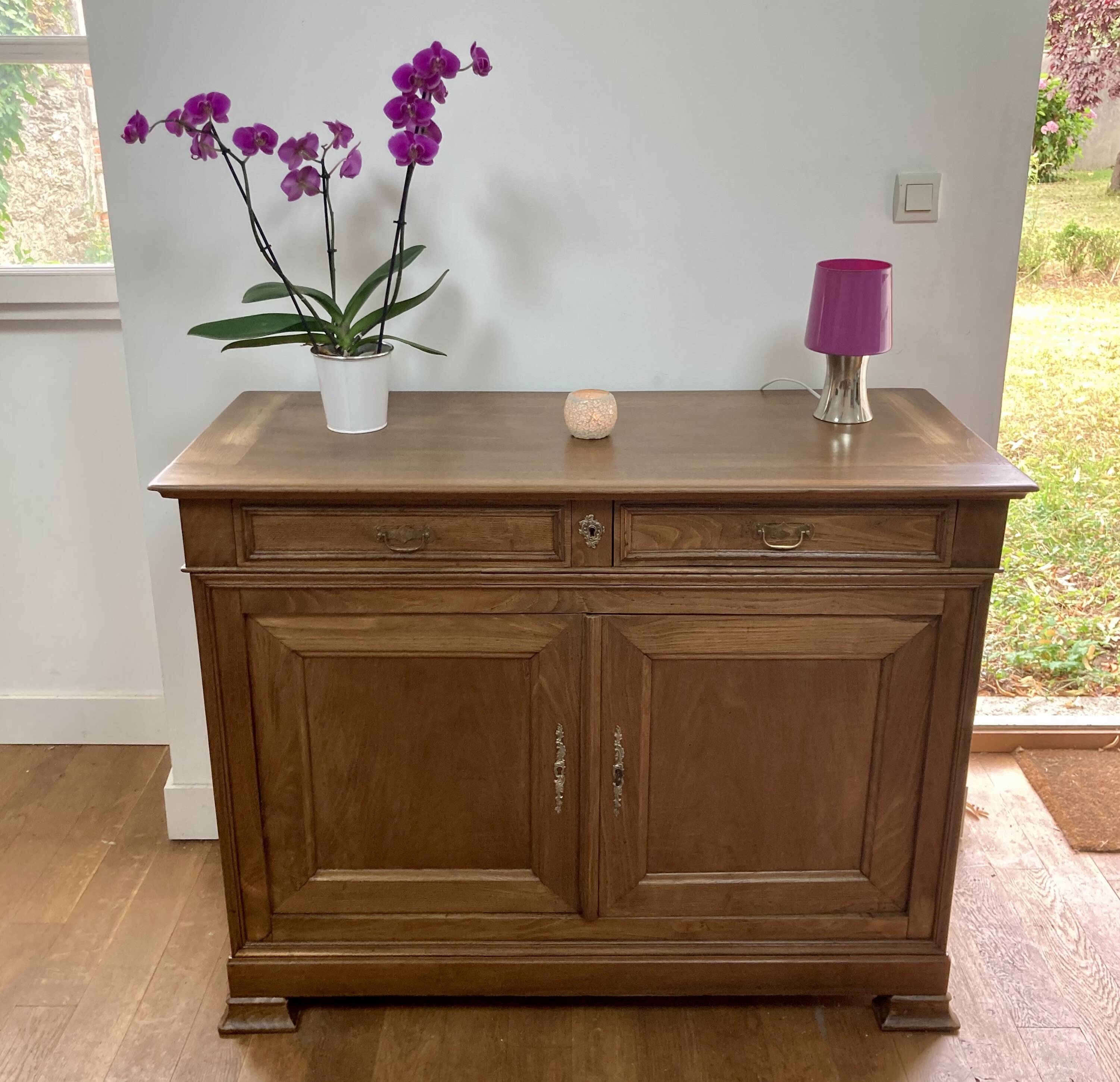 Antique solid wood sideboard - fully restored