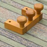 Coat rack with 3 hooks by Guillerme and Chambron