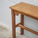 Vintage wooden console, wooden furniture, console table, interior decoration