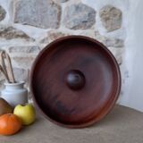Wooden fruit bowl
