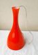 Suspension orange en verre