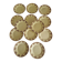 Set of 14 Flat Plates Saint Amand Model 4054