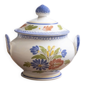 Quimper earthenware soup tureen "Anne"