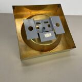 Rare Brass Pop Art Metal Wall Light by Klaus Hempel for Kaiser Leuchten, 1970s